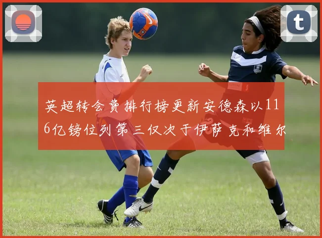 英超转会费排行榜更新安德森以116亿镑位列第三仅次于伊萨克和维尔茨