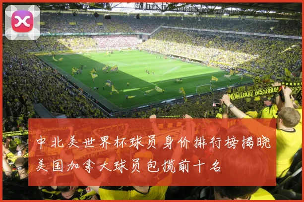 中北美世界杯球员身价排行榜揭晓美国加拿大球员包揽前十名